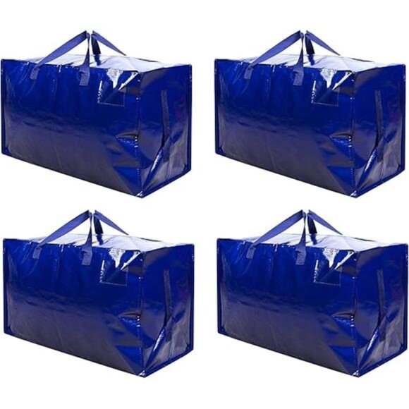 4 Pack Moving Bags, Moving Supplies, Moving Boxes, College Packing Storage Boxes - Picture 7 of 7